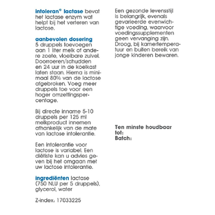 Intoleran Lactase Drops 14ML