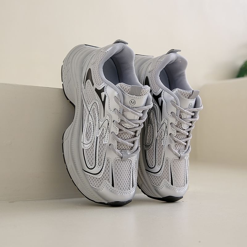 FRAISO - Platformpaneel Mesh Sneakers