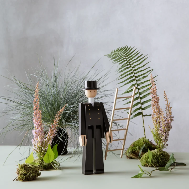 Kay Bojesen - Schornsteinfeger Holzfigur, schwarz