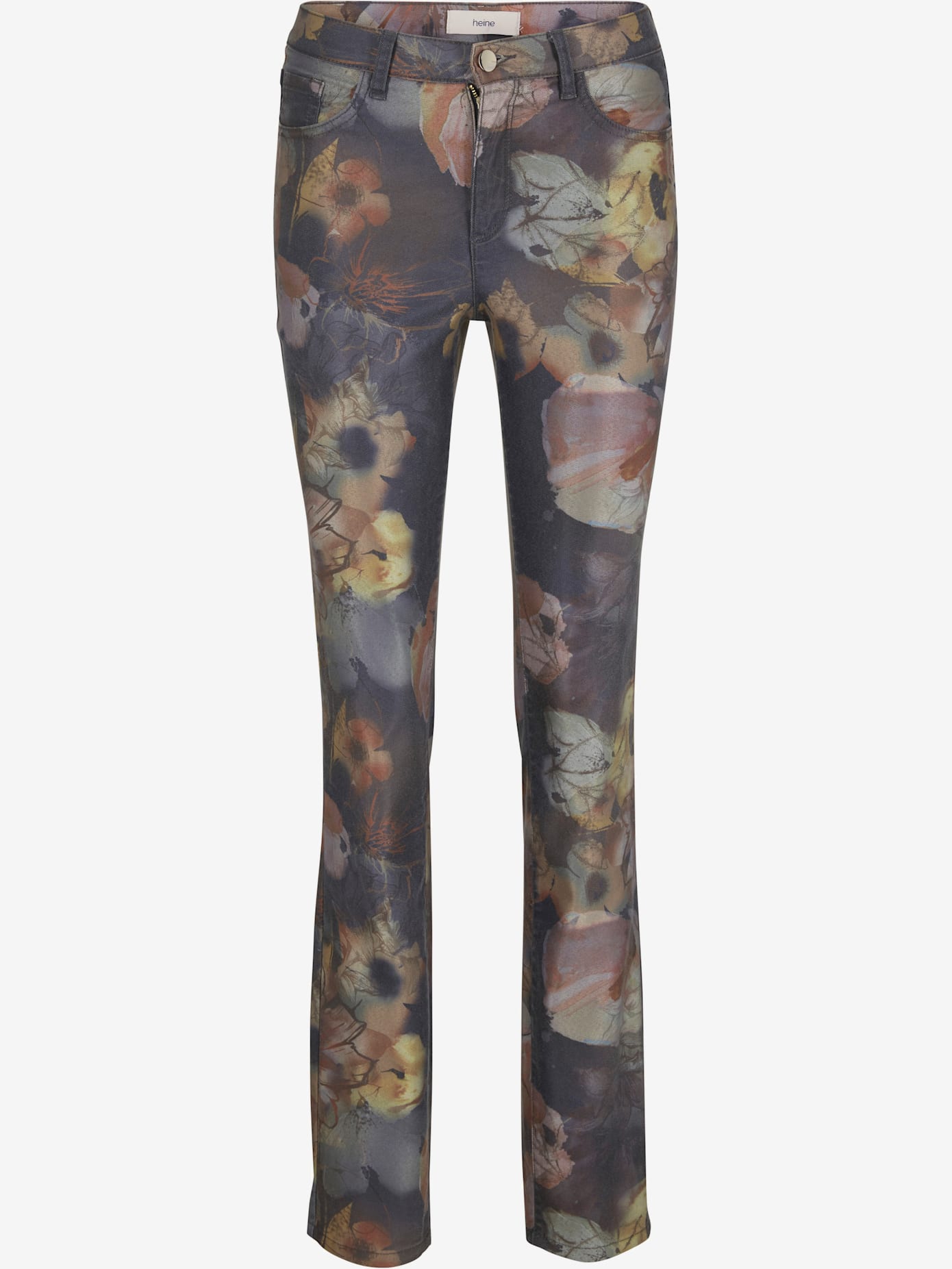 Pantalon imprimé coupe droite