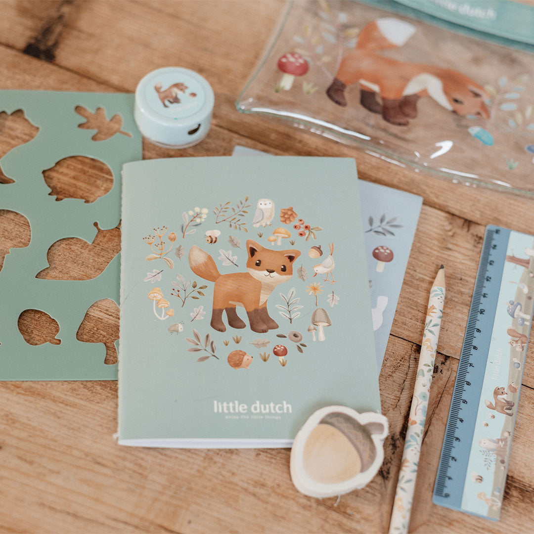 Little dutch stationery set forest friends