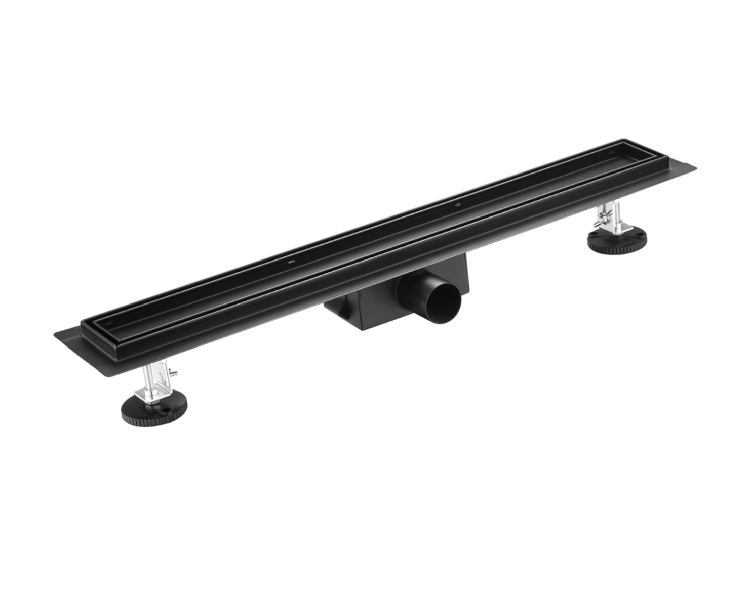 Kerra Duplex Next douchegoot zwart 80cm