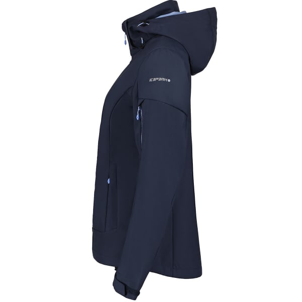 Softshell randonnée ICEPEAK BATHGATE SOFTSHELL JACKET W BLEU