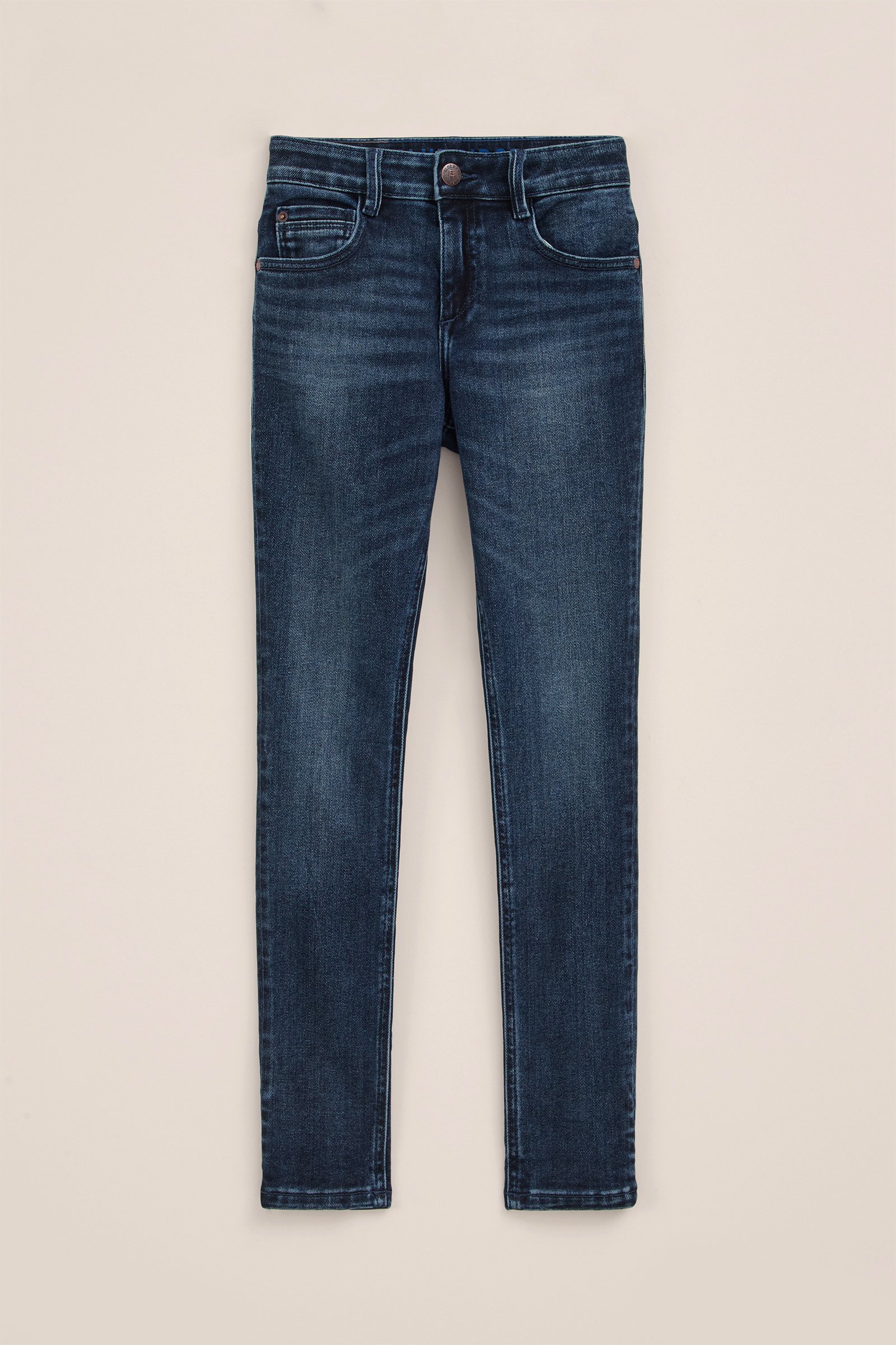 Jongens skinny fit jeans met stretch Blue Ridge Donkerblauw
