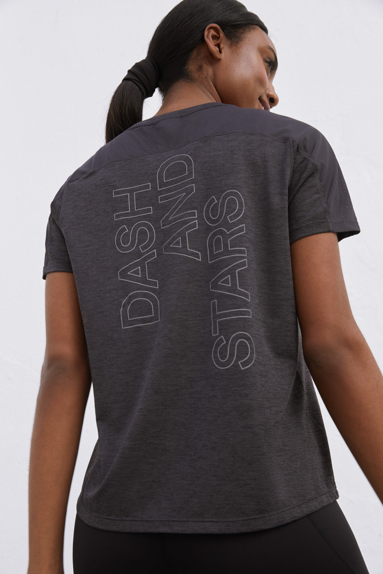 Camiseta negra ultraligera - negro