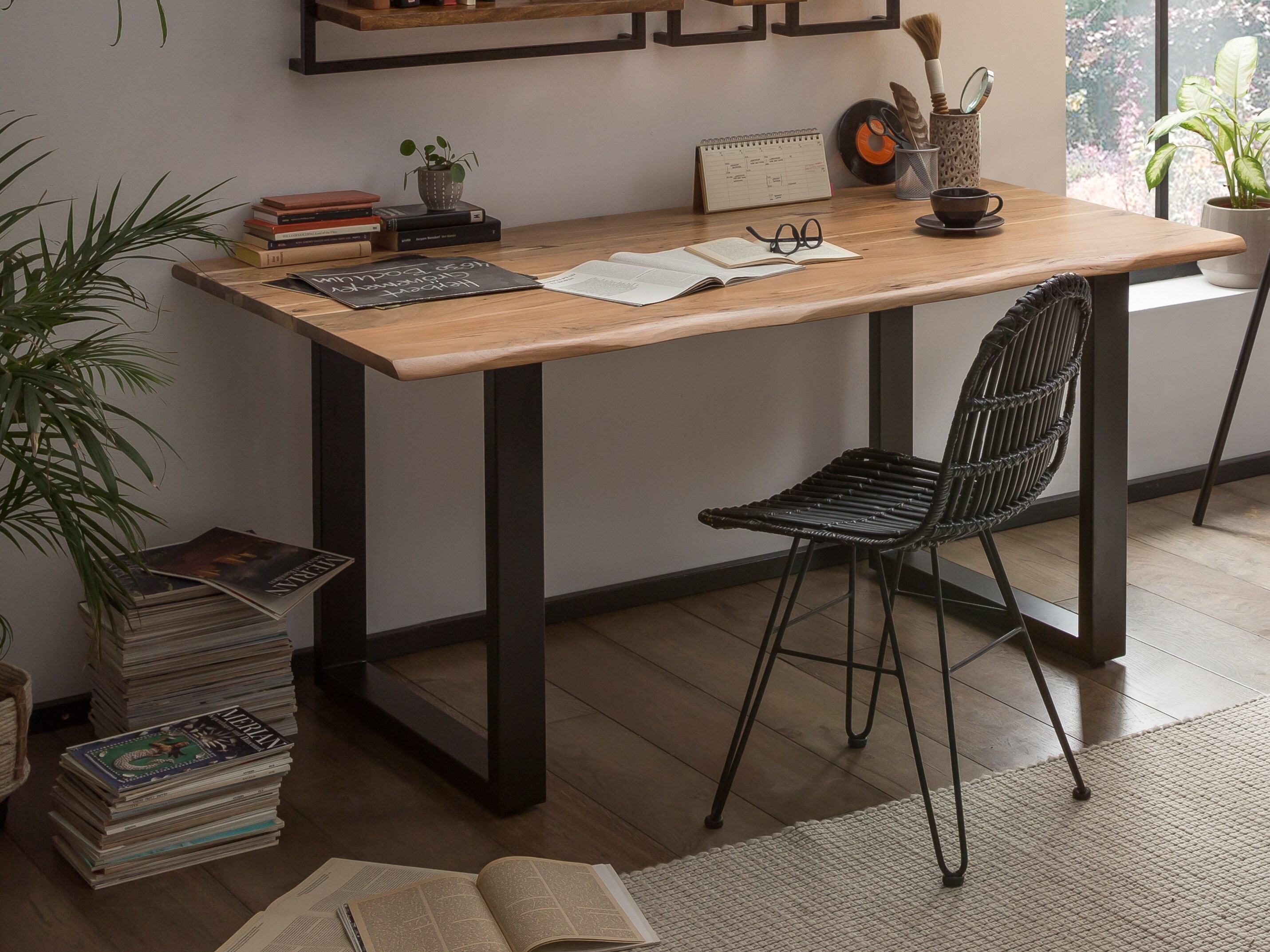 Tisch 140x80 Akazie antikfinish Esstisch Küchentisch Speisetisch Esszimmer