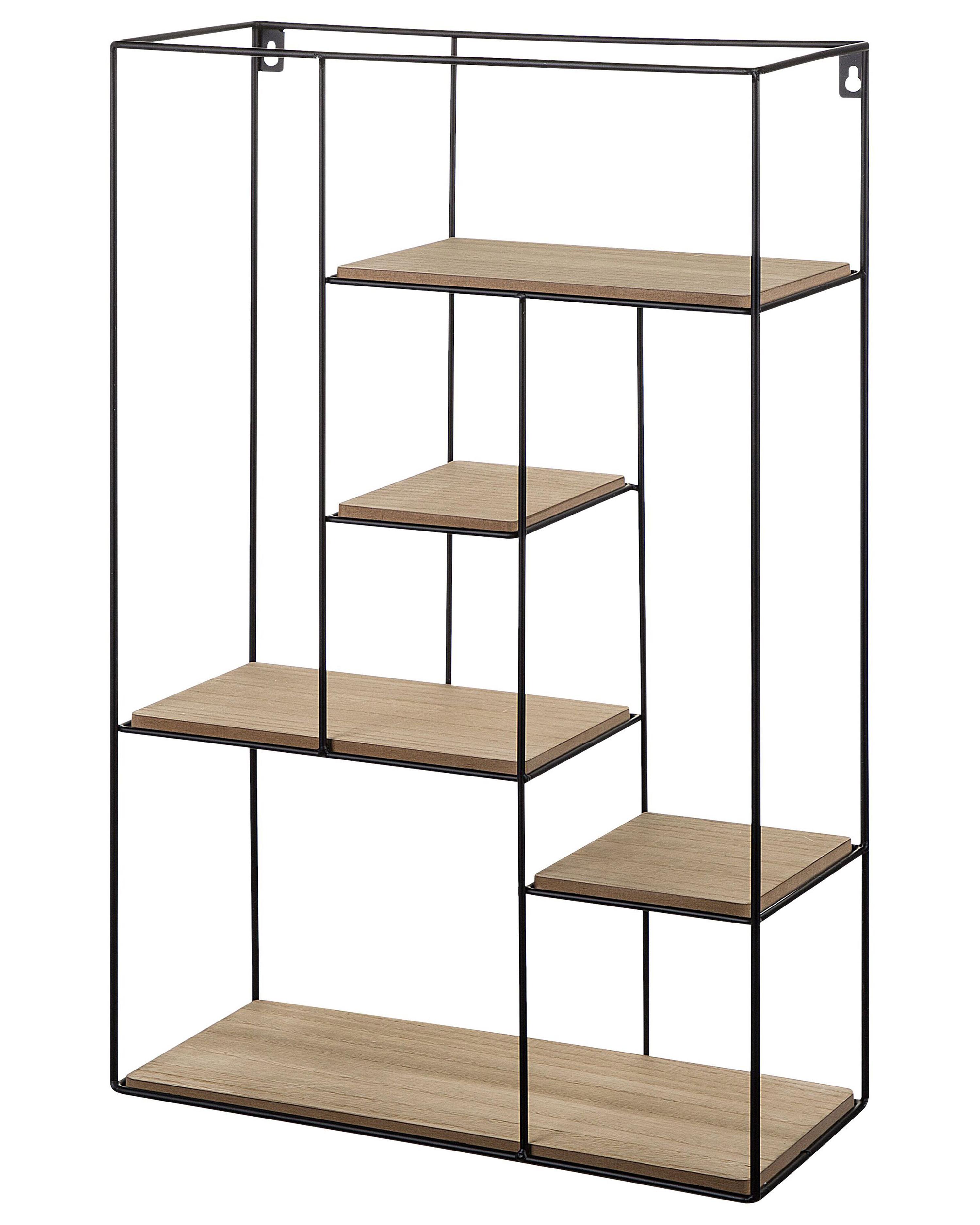 Wandplank LAUREL Zwart