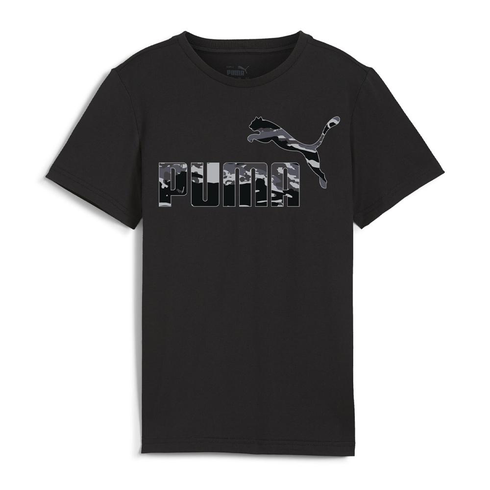 Puma T-shirt Noir Garçon Puma Camo