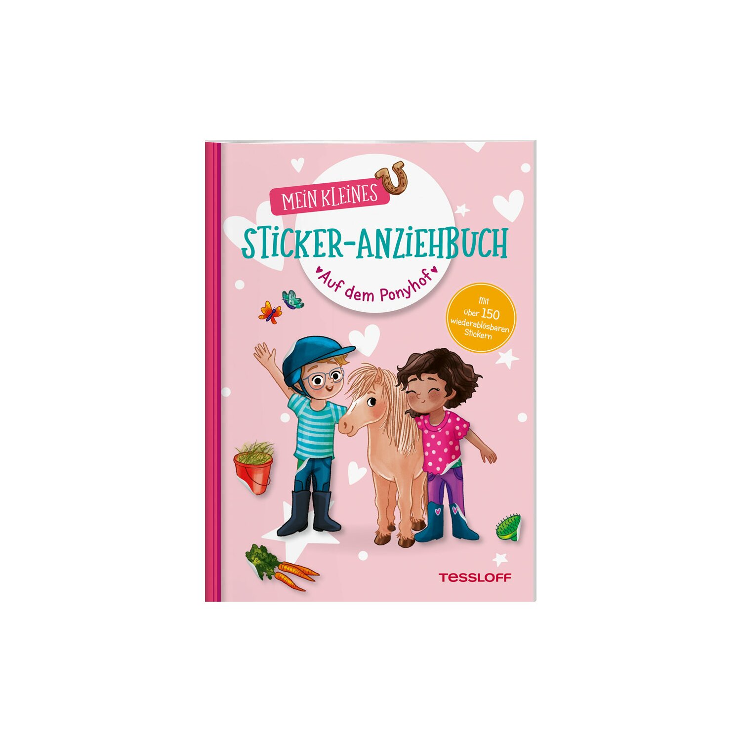 Mein kleines Sticker-Anziehbuch. Auf dem Ponyhof, TESSLOFF