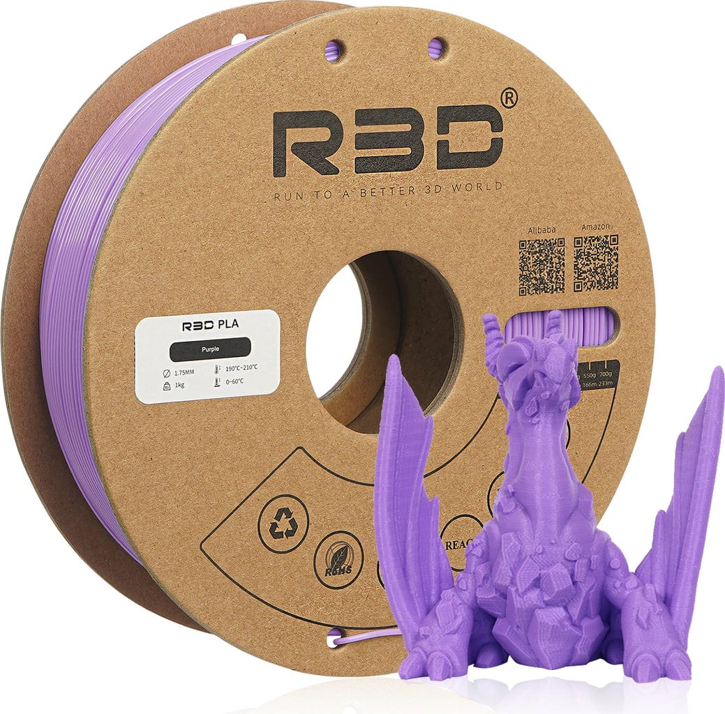 R3D  PLA Purple, 1.75 mm / 1000 g    Günstiges PLA-Filament in Violett