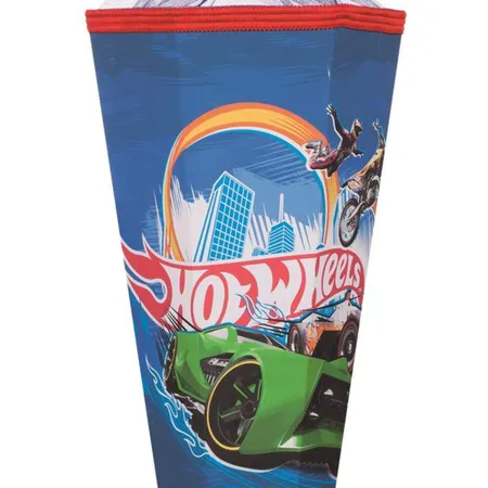Nestler Schultüte Hot Wheels 6-eckig, Tüll/Textilborte, 85cm