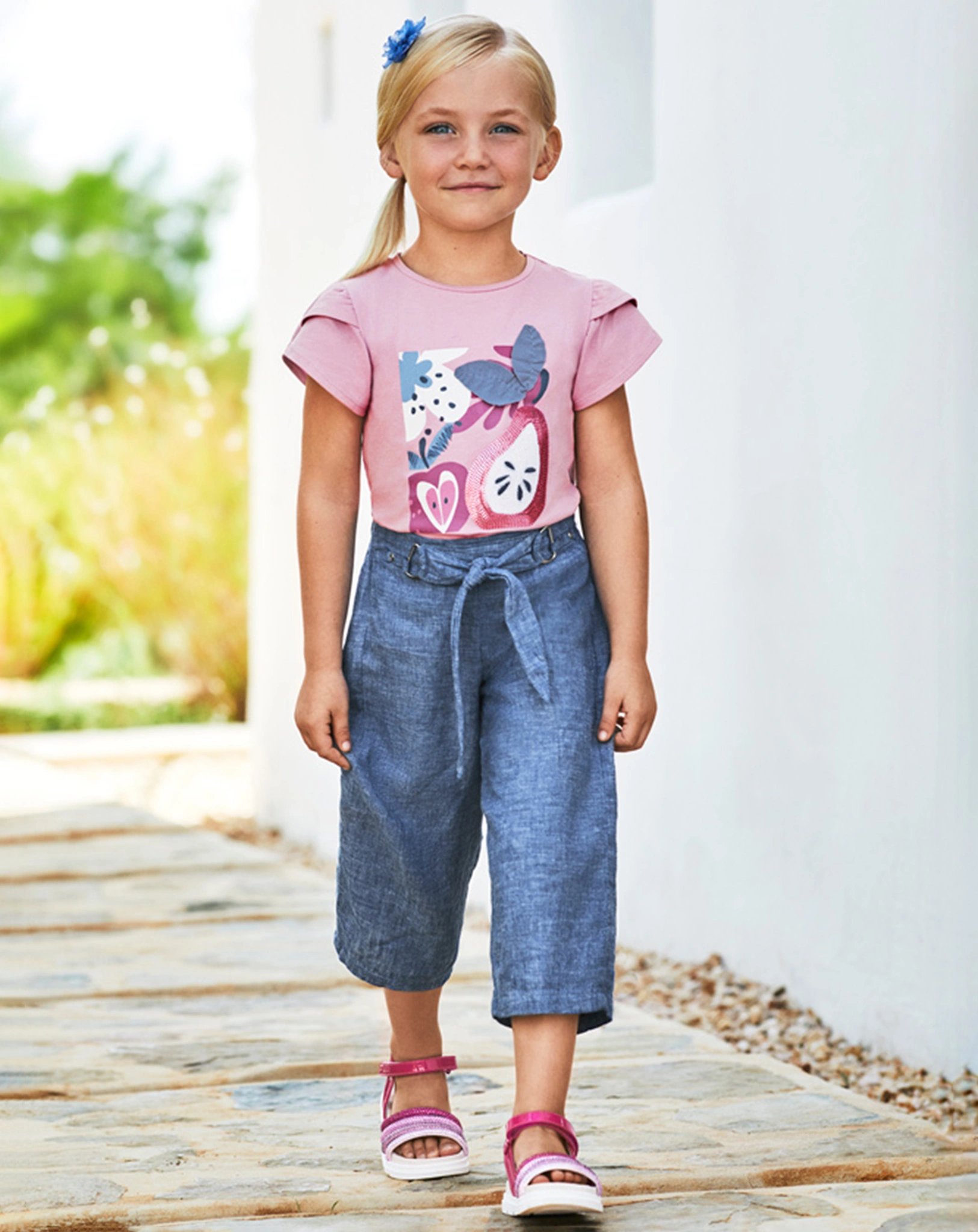 Leinenhose ALBA in blau
