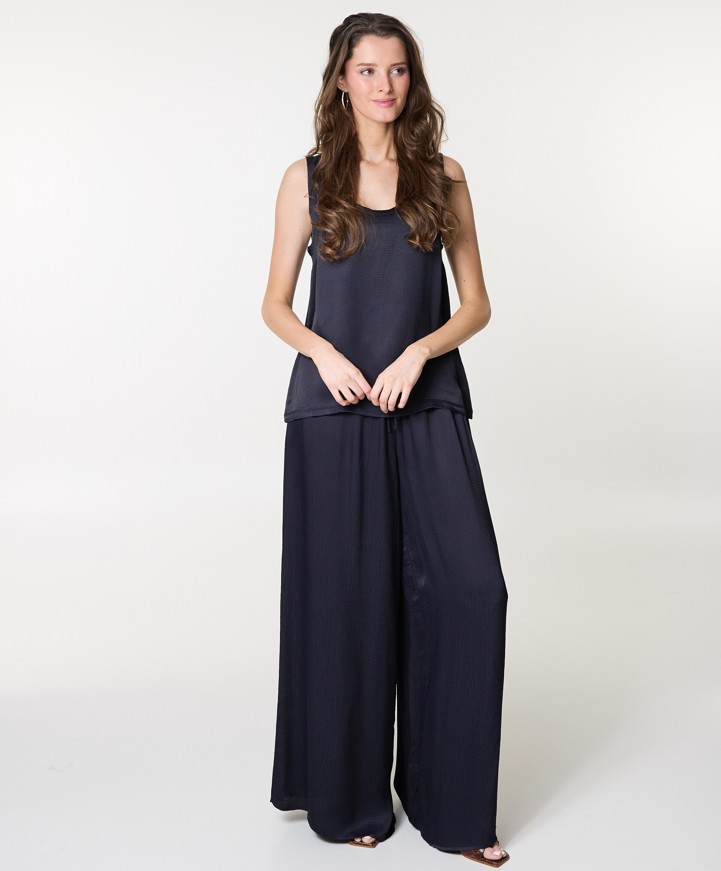 Même Road dames broek blauw