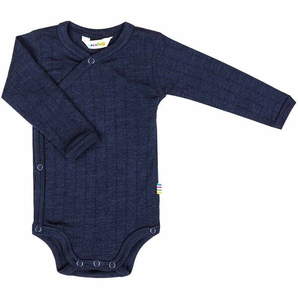Uld/Silke Rib Navy Body Kryds - Joha → Luksusbaby.dk