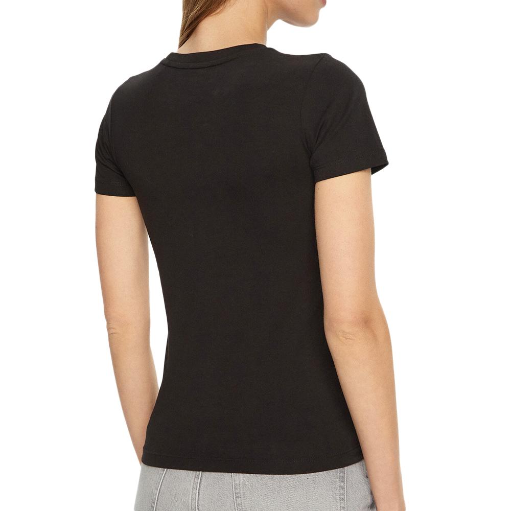 Guess T-shirt Noir Femme Guess Flower