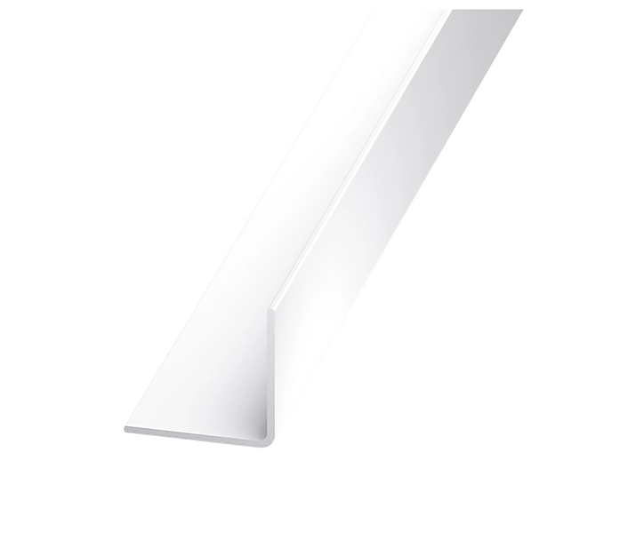 Cornière PVC blanc 50 x 50 mm, 2,5 m