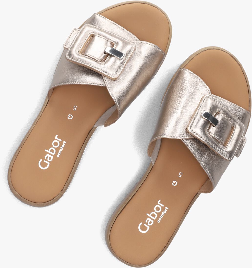 goudkleurig gabor slippers 731.3