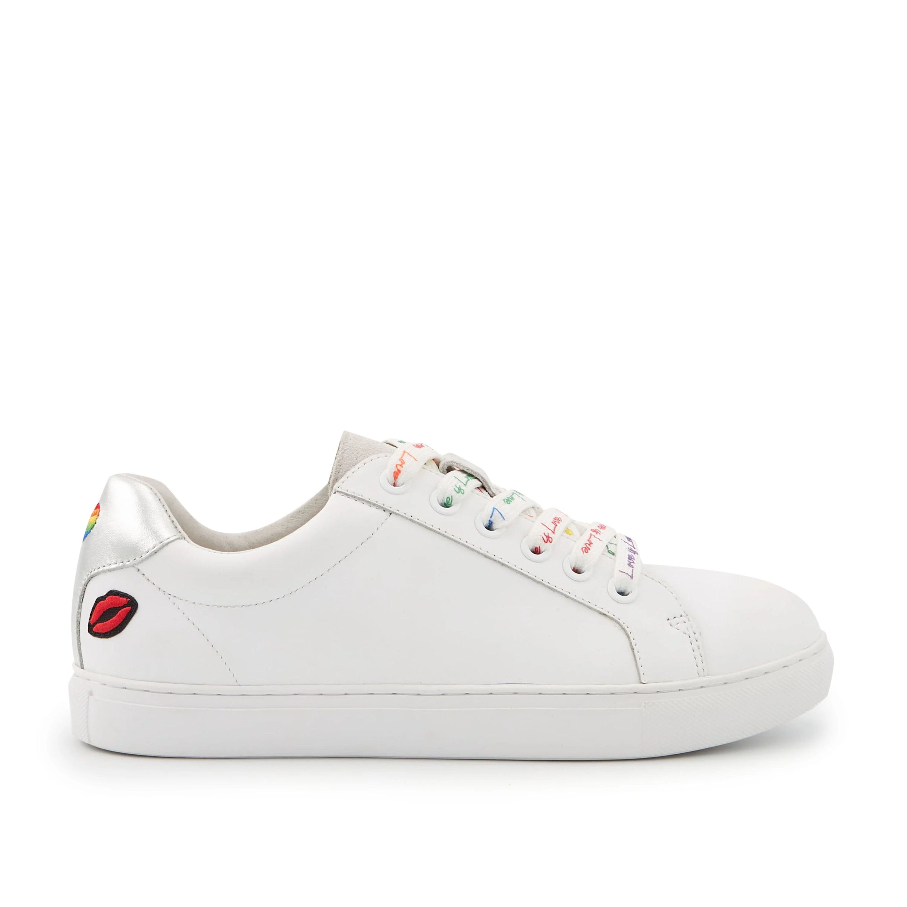 SIMONE LOVE IS LOVE - Sneakers en cuir | Blanc