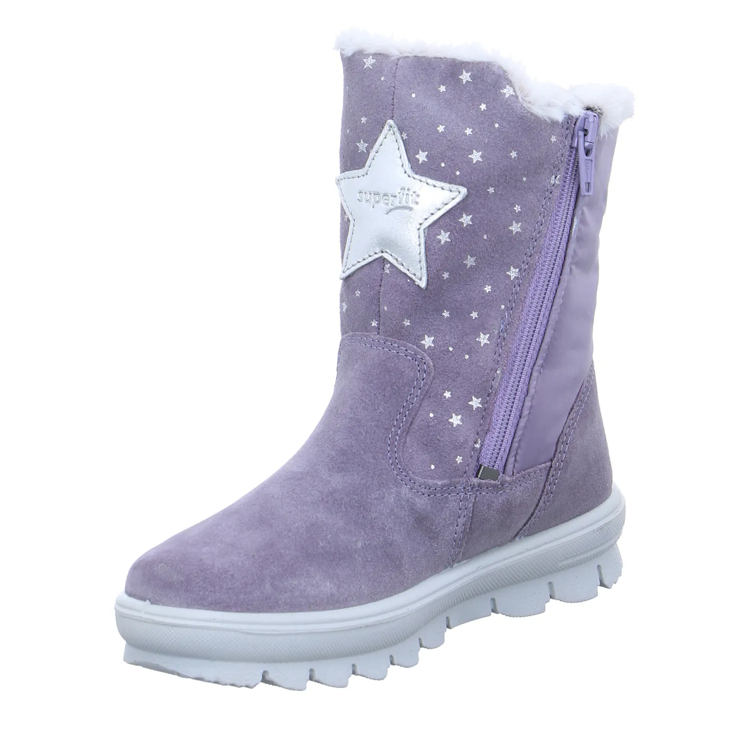 SUPERFIT Kleinkinder-Winterstiefel Flieder Textil  Stiefel