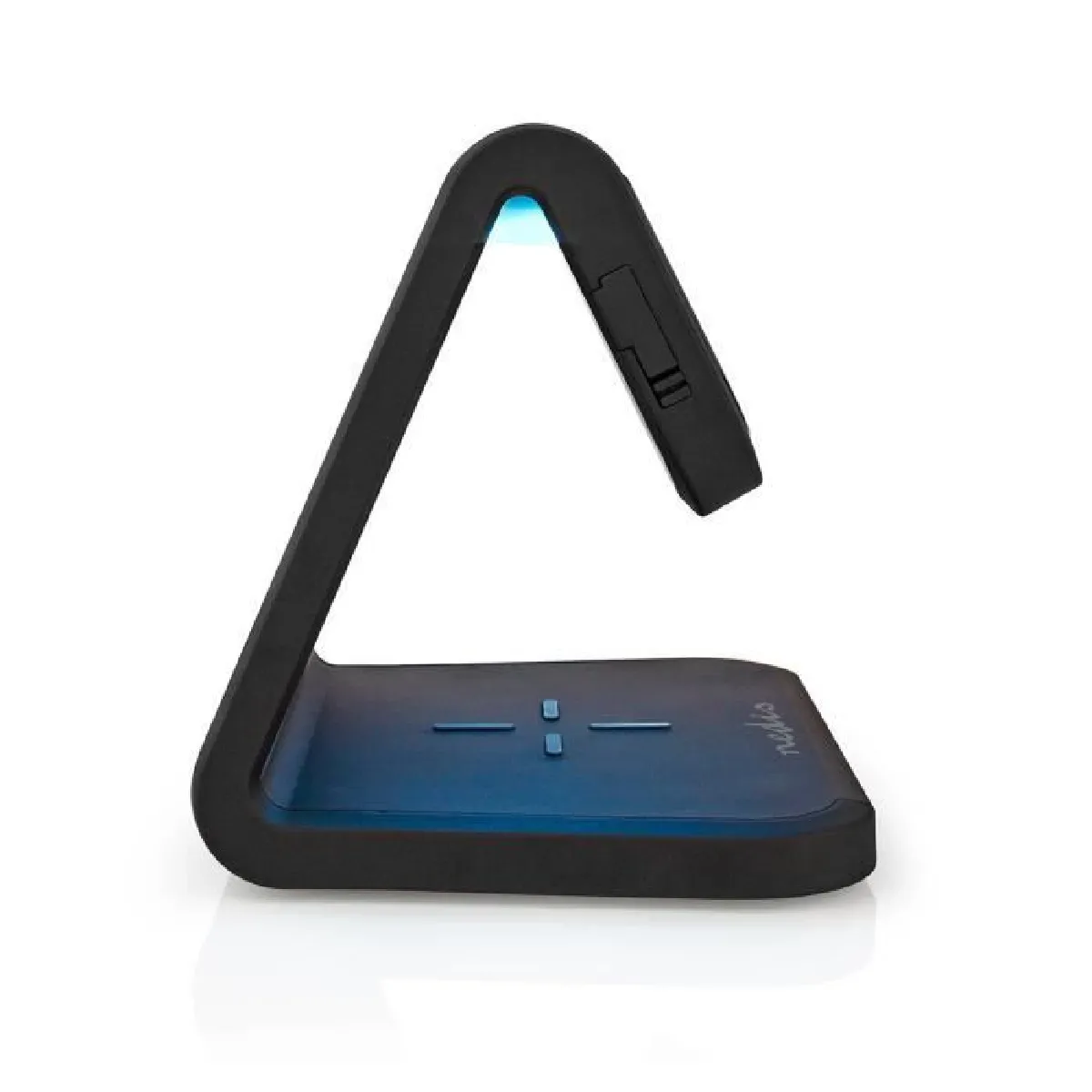 N/C Réveil chargeur induction smartphone sans fil - Noir