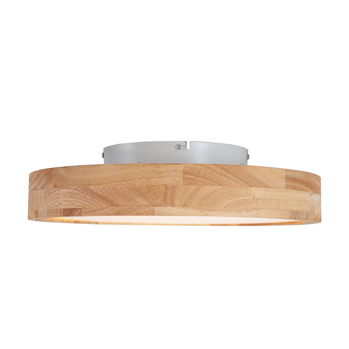 Scandinavische plafondlamp hout 40cm incl. LED dimbaar - Pecker