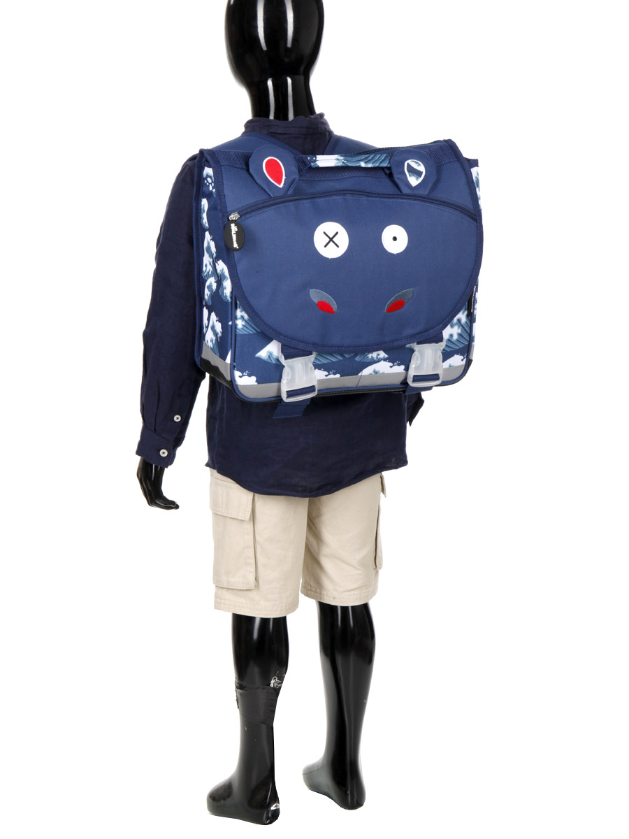 Cartable Les DÀglingos Hippipos L'Hippopotame 35 cm