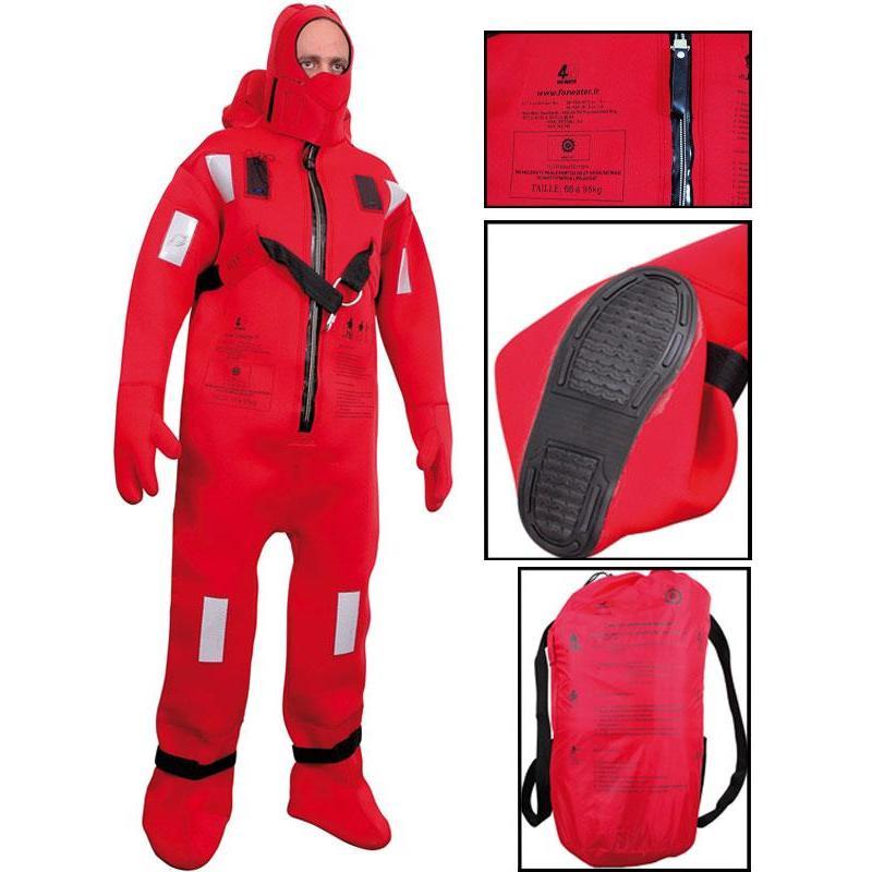 Combinaison Homme Forwater Isolante Solas - Rouge