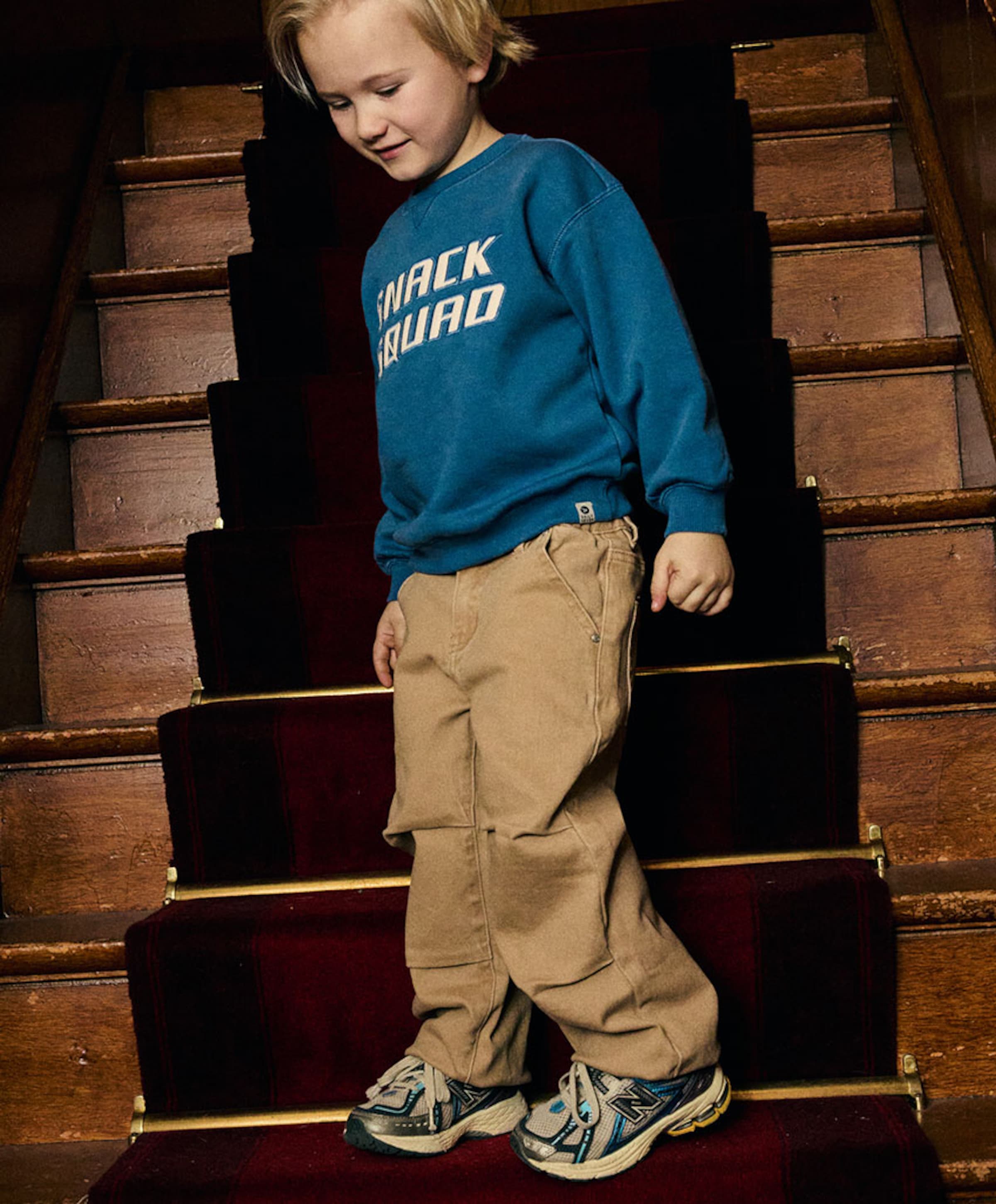 Daily7 Jongens sweater blauw