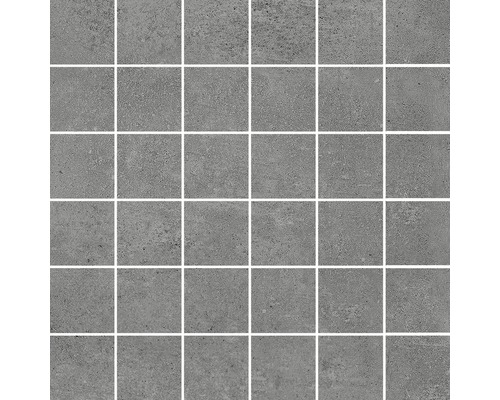 HOMEtek antraciet mat porseleinen steengoed mozaïek, 29,8 x 29,8 cm, verpakking van 3.