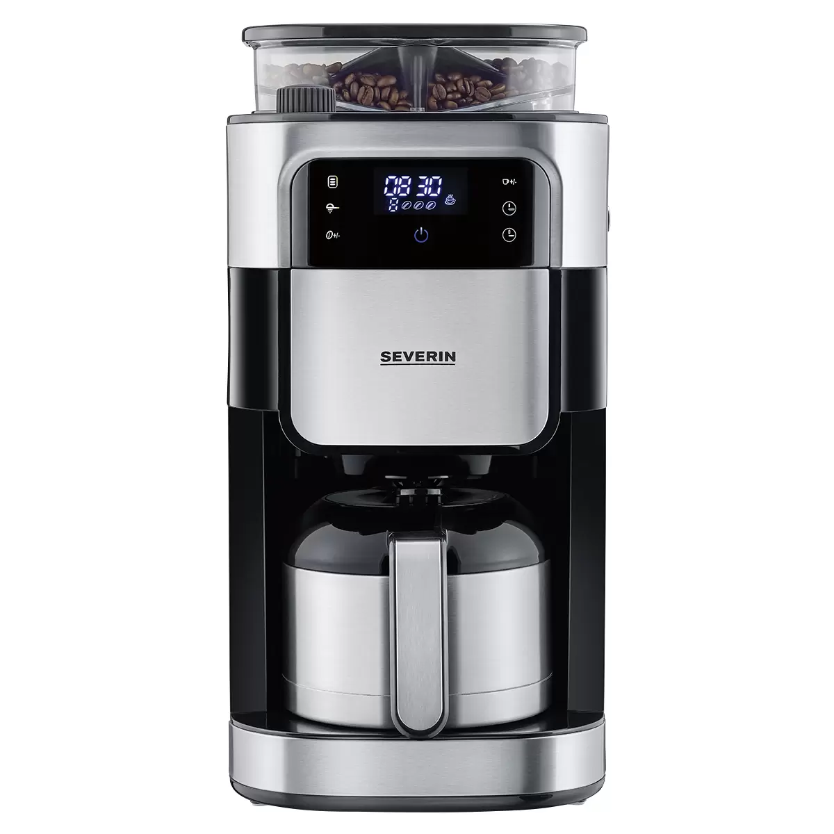 Filterkaffeemaschine mit Severin KA4814 schwarz,silber