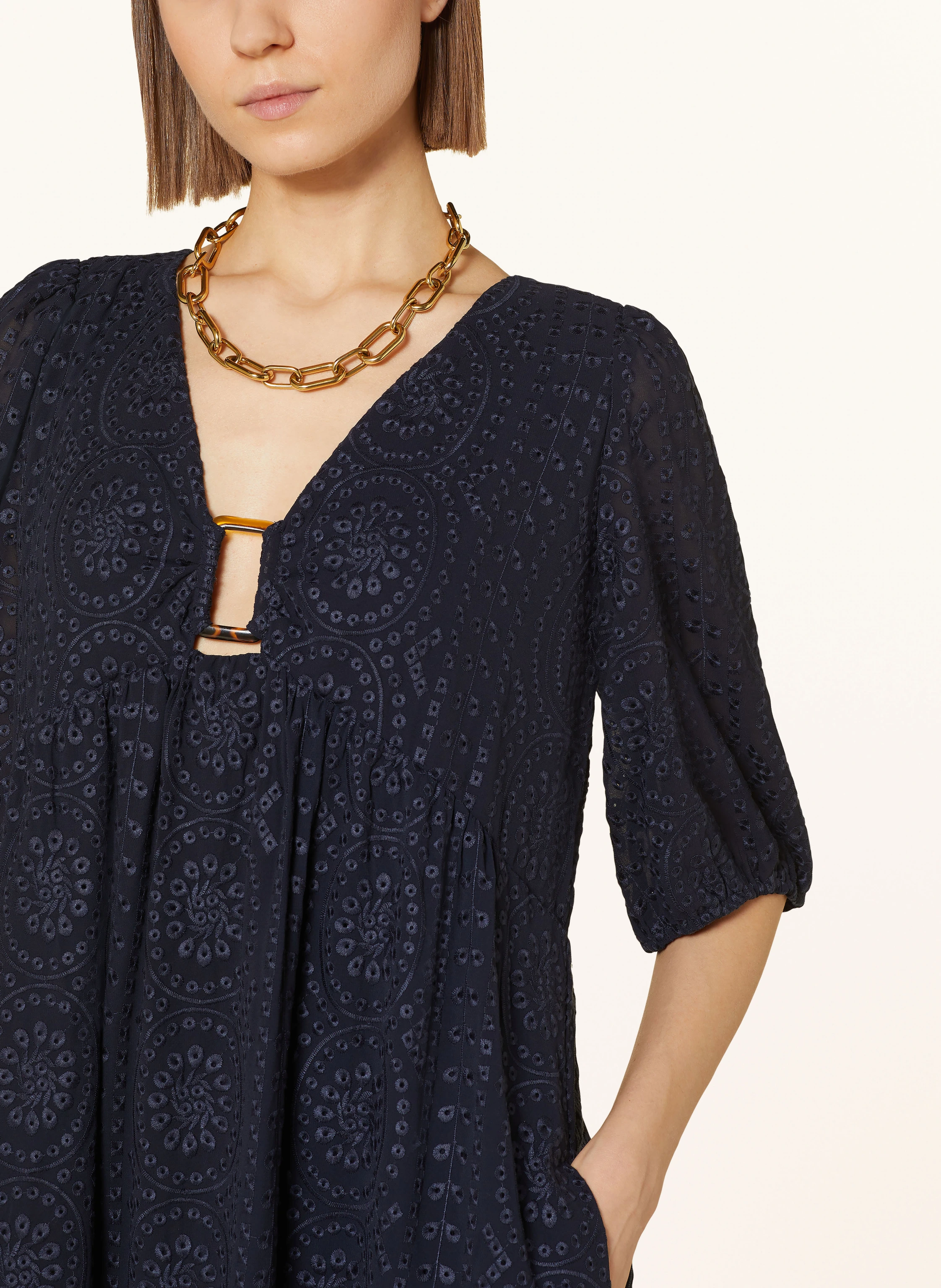 ba&sh Kleid BRANCIA aus Lochspitze