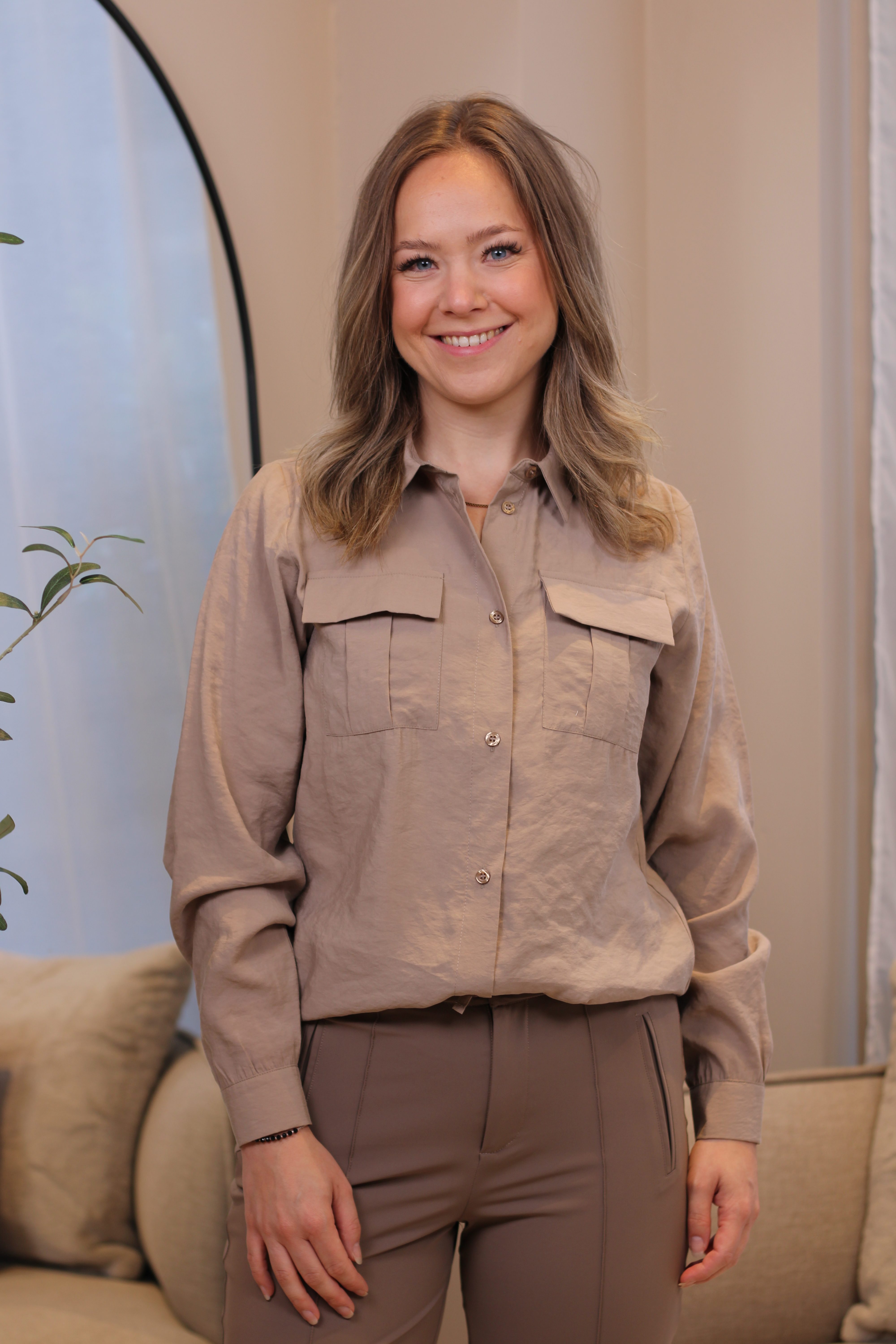 Zoso - Ramona Woven Blouse - Mocha