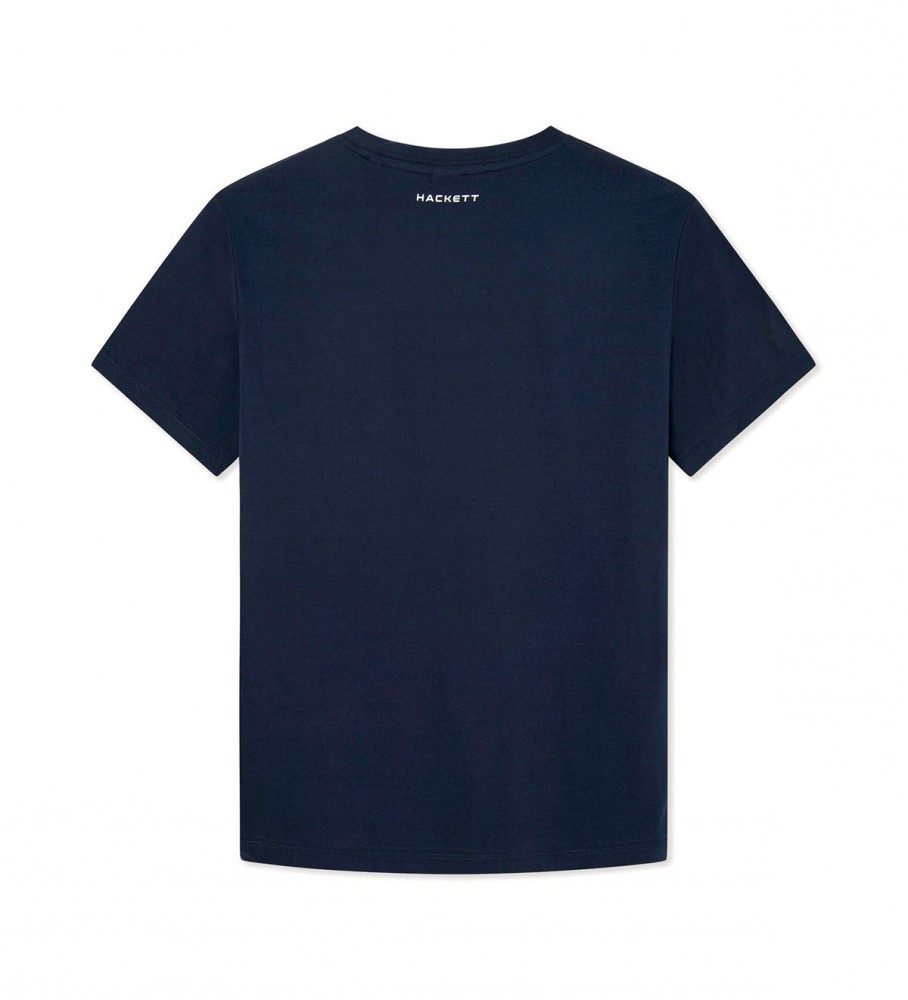 Camiseta azul marinho de viagem da Hackett HS