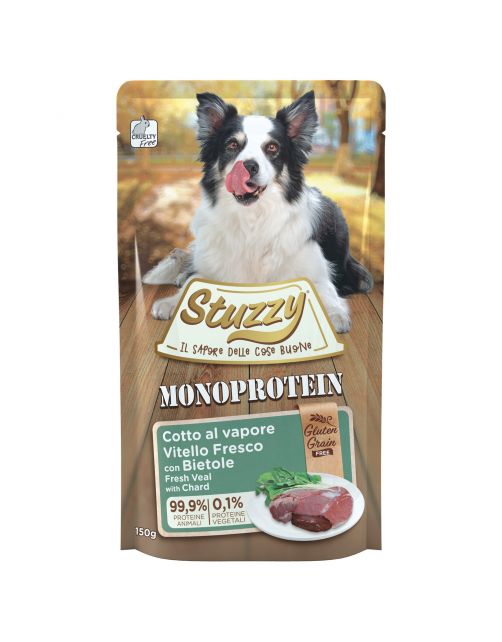 Stuzzy Dog Grain Free Monoprotein Pouch 150 g - Hondenvoer