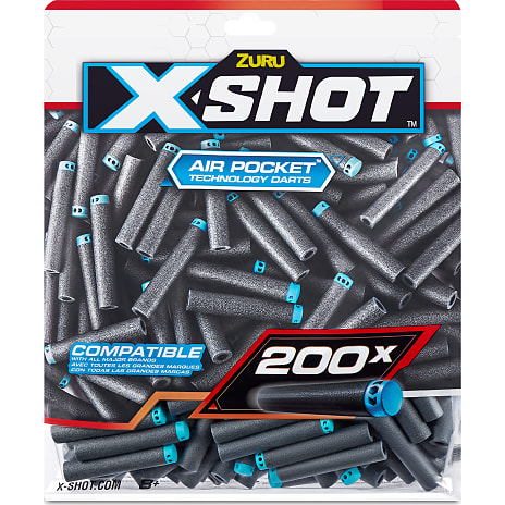 X-shot genopfyldningspakke med 200 pile