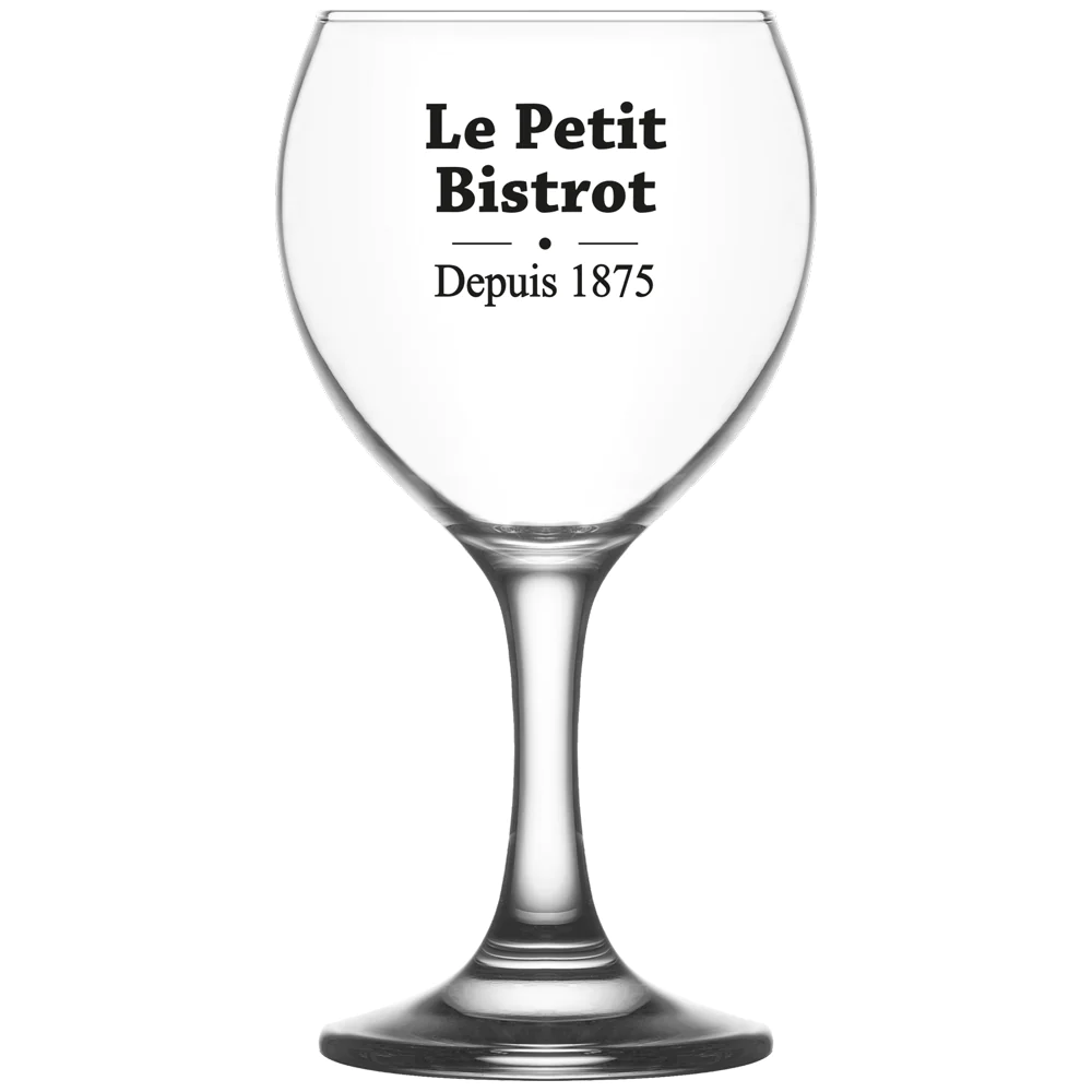 Boîte de 6 verres à pied Bistrot 21 cl Trend'up