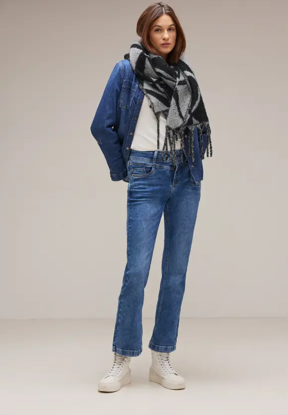 Jacquard Schal - Black