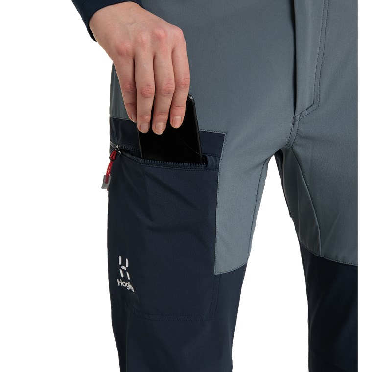 Haglöfs Roc Sight SoftshellPant Women Steel Blue/Tarn Blue