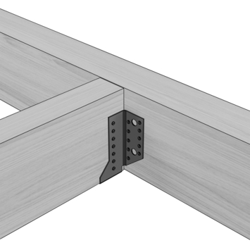 Raveeldrager Verzinkt Zwaar 75x182 mm