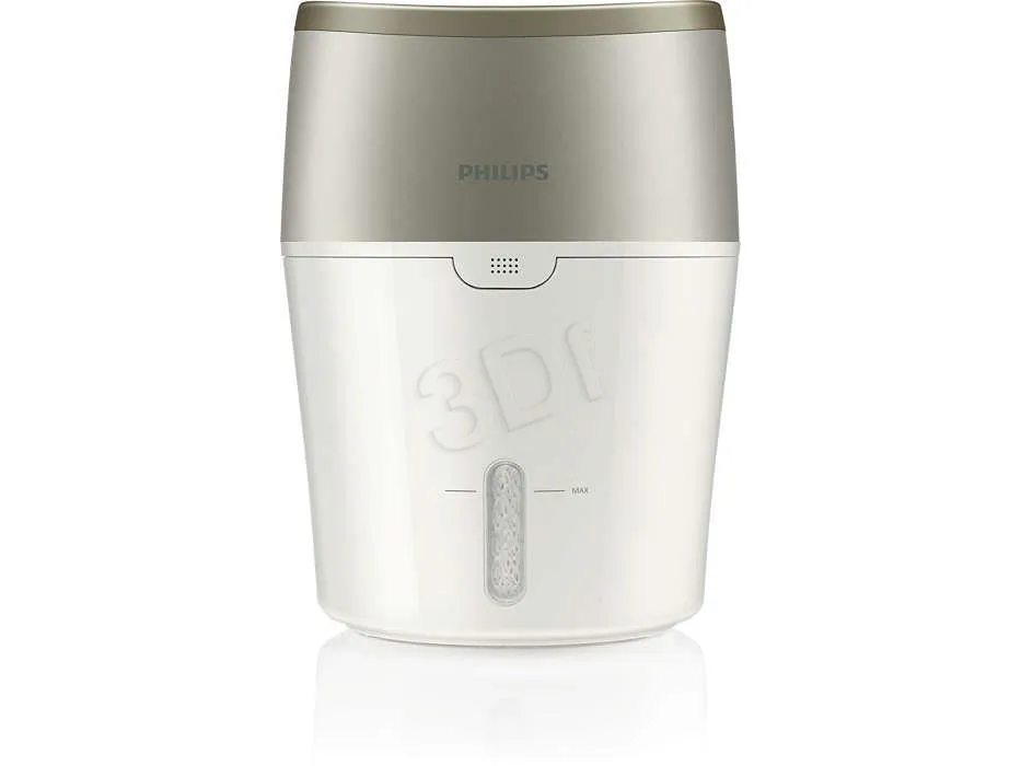 Philips HU4803 - Luftfugter - mobil - østers metallisk/hvid