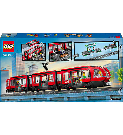 LEGO® City - Straßenbahn mit Haltestelle 60423 - 811 Teile