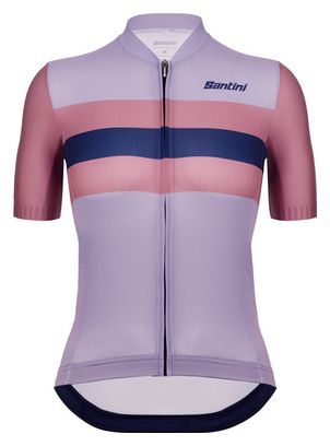 Maillot Manches Courtes Femme Santini Eco Sleek Bengal Violet