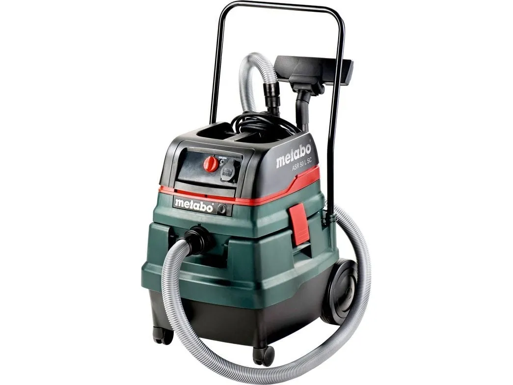 Metabo ASR 50 L SC, Tør&våd, Sort, Grøn, L, 50 L, 61 l/s, 8600 cm²