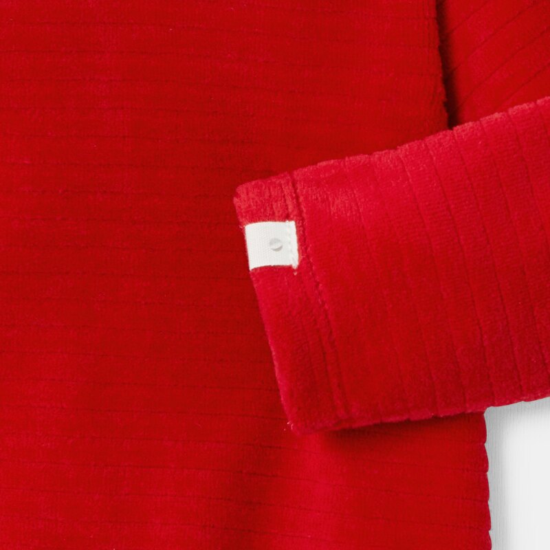 Dors-bien de Noël en velours rouge mixte Absorba Rouge