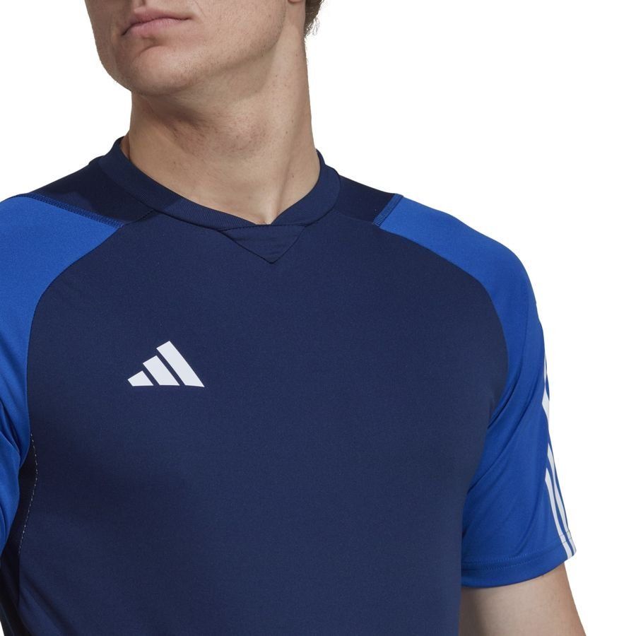 adidas T-shirt d'Entraînement Tiro 23 Competition - Bleu/Bleu/Blanc