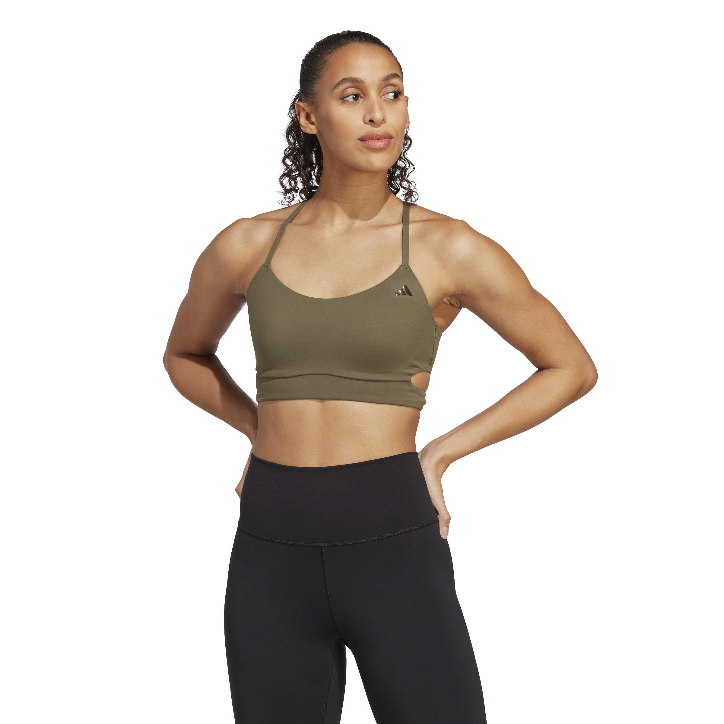 adidas Yoga Studio Light Support Longline Bra Womens