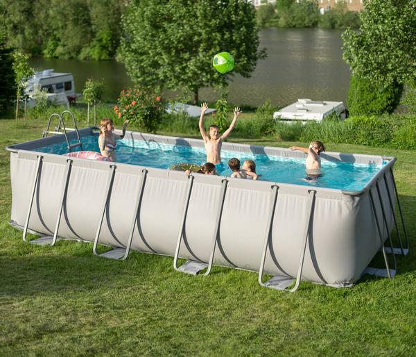 Summer Waves Frame Pool, anthrazit