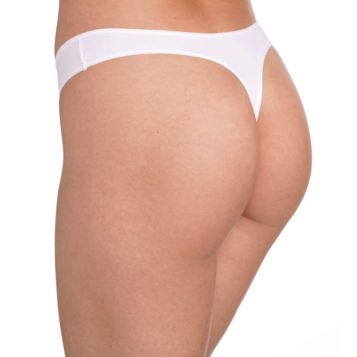 Gina Benotti 3 Damen Strings im Basic-Look weiss