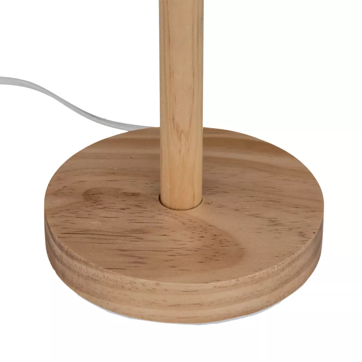 Lampe à poser en bois (H42 cm) Della Beige