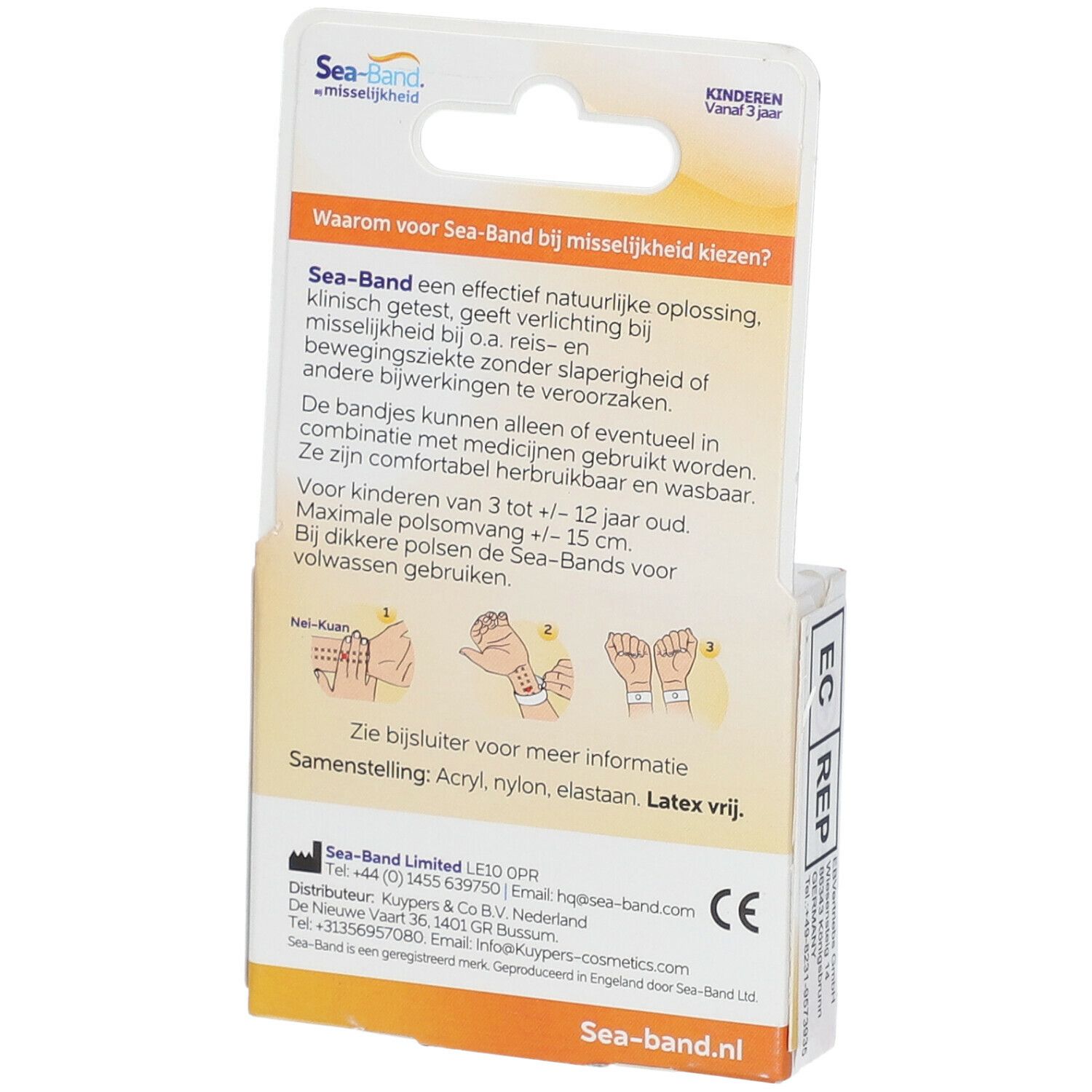 Sea-Band® Handgelenkbandage Blau